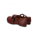 クロスベルトコンフォートシューズ｜ワイン&nbsp;L(24.0cm)&nbsp;レディース&nbsp;スリッポン&nbsp;ストラップシューズ&nbsp;幅広&nbsp;甲高&nbsp;外反母趾&nbsp;ゆったり幅&nbsp;大人気&nbsp;靴