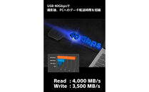 Nextorage MagSafe対応 ポータブルSSD NX-P4MG 1TB