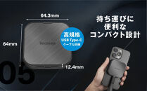 Nextorage&nbsp;MagSafe対応&nbsp;ポータブルSSD&nbsp;NX-P4MG&nbsp;2TB