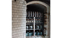 【信楽焼・明山】サンタのおうち　s15-31