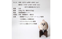 【信楽焼・明山】まんまるふくろうサーバー3L　hc-39