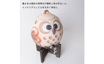 【信楽焼・明山】まんまるふくろうサーバー 4.5L　hc-40