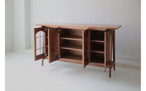 サイドボード ウォールナット 北海道  MOOTH インテリア 手作り 家具職人 ローボード リビングボード 家具 家具 家具 家具 家具 家具