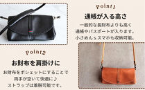 アコーディオン財布型ポシェット【ブラック】博多革工房&nbsp;Japlish&nbsp;|&nbsp;ジャプリッシュ