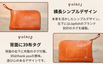 本革の通帳・印鑑・カードケース【レッド】博多革工房&nbsp;Japlish&nbsp;|&nbsp;ジャプリッシュ