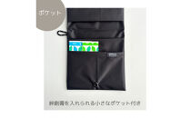 持ち運びに便利！ハンカチみたいな撥水ナイロンサニタリーポーチ