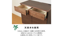 サイドボード&nbsp;幅80cm&nbsp;オーク&nbsp;引出し&nbsp;2杯&nbsp;開き戸&nbsp;稼働棚&nbsp;コンセント&nbsp;収納&nbsp;天然木&nbsp;国産&nbsp;大川家具&nbsp;完成品