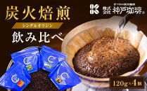炭火焙煎&nbsp;シングルオリジン　飲み比べ