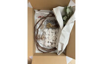 コットンボールのリースキット1