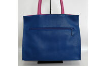 「鞄工房　香」タンポポのレザートートバッグ（ブルー）