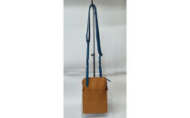 「鞄工房　香」レザーミニショルダーバッグ「海」