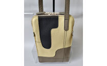 「鞄工房　香」レザーミニショルダーバッグ（モノトーン）