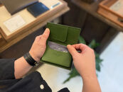 革職人が作る牛革名刺入れ Card case［GRN］
