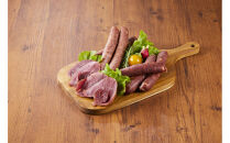 ジビエＢＢＱセット（鹿モモスライス200ｇ、猪カタスライス200ｇ、鹿フランク、猪フランク、鹿ハム）