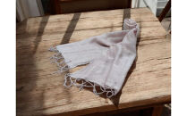 G078VC01　ダリア染めストール＜ ピンク ＞