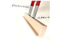 磁石でくっつくころがるクッコル なごや三英傑 天下泰平コロコロ  木のおもちゃ ボード付き