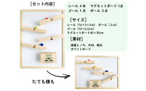 磁石でくっつくころがるクッコル なごや三英傑 天下泰平コロコロ  木のおもちゃ ボード付き