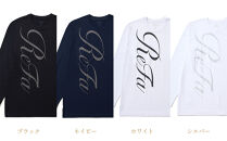 【ブラック&nbsp;Sサイズ】リファ&nbsp;バイタルテック&nbsp;コンフォートジャージー&nbsp;クルーネックロングTシャツ&nbsp;ReFaロゴ