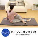 座布団がごろ寝クッションになるざぶとん収納袋&nbsp;グレー(GY)