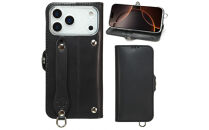 EFGS&nbsp;iPhone&nbsp;17ProMax&nbsp;手帳型&nbsp;ケース&nbsp;栃木ブラック&nbsp;【左開き】&nbsp;TPU&nbsp;スタンド&nbsp;カード入れ&nbsp;ベルト付き&nbsp;栃木レザー&nbsp;本革&nbsp;リッキーズ