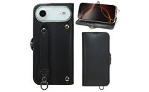 EFGS&nbsp;iPhone&nbsp;Air&nbsp;手帳型&nbsp;ケース&nbsp;栃木ブラック&nbsp;【左開き】&nbsp;TPU&nbsp;スタンド&nbsp;カード入れ&nbsp;ベルト付き&nbsp;栃木レザー&nbsp;本革&nbsp;リッキーズ