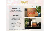 幸せを呼ぶ金の折り鶴&nbsp;２羽セット【木箱つき】