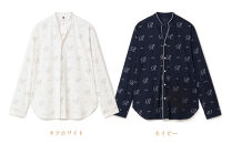 【ネイビー Sサイズ】リファ バイタルテック モイストスムース スタンドカラースリープウェア ReFaロゴ/MEN