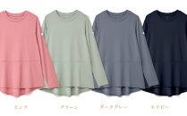 【ピンク&nbsp;Sサイズ】リファ&nbsp;バイタルテック&nbsp;モイストスムース&nbsp;ロングスリーブプルオーバー