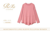 【ピンク Lサイズ】リファ バイタルテック モイストスムース ロングスリーブプルオーバー