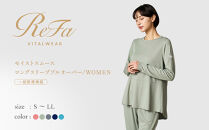 【ピンク&nbsp;LLサイズ】リファ&nbsp;バイタルテック&nbsp;モイストスムース&nbsp;ロングスリーブプルオーバー