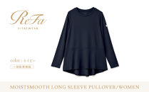 【ネイビー&nbsp;3Lサイズ】リファ&nbsp;バイタルテック&nbsp;モイストスムース&nbsp;ロングスリーブプルオーバー