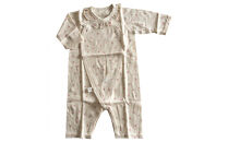 オーガニックコットンベビーウェア3点セット(サクランボプリント)