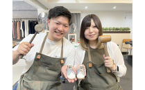 神戸の靴作り体験（新生児用ファーストシューズキーホルダー）　＊1足プラン/2名