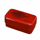 長角入子弁当箱&nbsp;大&nbsp;根来&nbsp;ひらめ（中子なし）シール付&nbsp;［YG487］