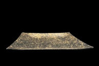 波スクエアプレート&nbsp;L&nbsp;乱糸(マット仕上げ)漆黒［NF125］