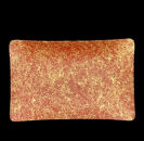 角小皿 乱糸(マット仕上げ) 本朱 ［NF138］