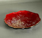 豆皿&nbsp;口金ロック&nbsp;古代金箔本朱&nbsp;［NF171］