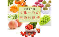 2026年度発送【定期便５回】 フルーツの王道６選便