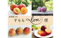2026年度発送 【定期便3回】 すもも☆LOVE便
