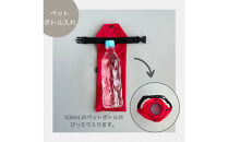 【赤】外付け折りたたみ傘ケース&nbsp;傘ホルダー　折りたたみ傘カバー