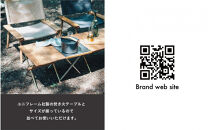 PLAY.Oak Roll table（真鍮脚タイプ）