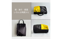 【Lサイズ・黄色】軽量ナイロン登山靴ケース　　シューズケース　着替えポーチ　旅行用　アウトドア　ショートブーツ