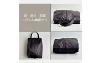 【Lサイズ・黒】軽量ナイロン登山靴ケース　　シューズケース　着替えポーチ　旅行用　アウトドア　ショートブーツ