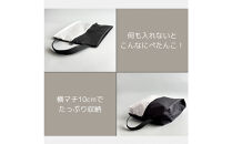 【Mサイズ・白】軽量ナイロンシューズケース　着替えポーチ　上靴袋