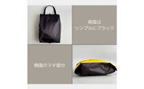 【Mサイズ・黄色】軽量ナイロンシューズケース　着替えポーチ　上靴袋