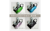 【Mサイズ・ラベンダー】軽量ナイロンシューズケース　着替えポーチ　上靴袋