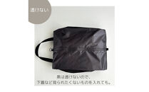 【Mサイズ・黒】軽量ナイロンシューズケース　着替えポーチ　上靴袋