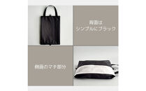 【Sサイズ・白】ガバッと開く！撥水ナイロン上履き袋　シューズケース　着替え入れ