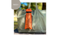 【オレンジ】外付け折りたたみ傘ケース&nbsp;傘ホルダー　折りたたみ傘カバー