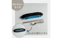 【水色】洗えて清潔！メッシュ×ナイロンのハブラシポーチ